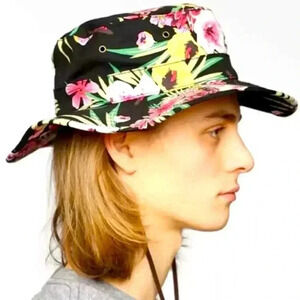 Obey Floral bucket hat